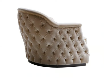 ZAHIRA - Tufted fabric armchair with armrests by Siwa Soft Style - view 3